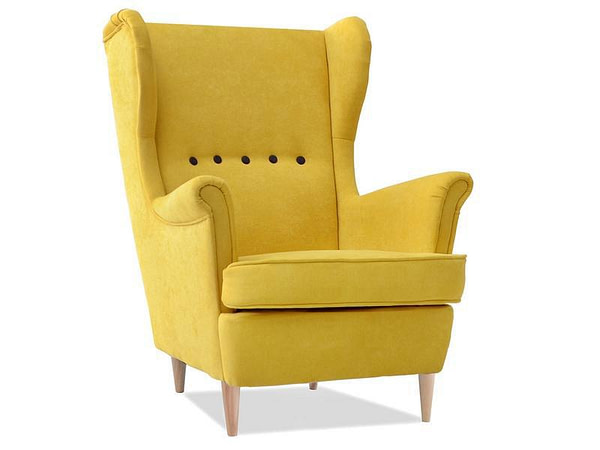 Malmo MALMO füles fotel, sárga bükk