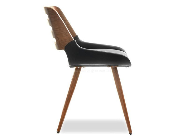 Hajlított székek KANSAS szék, dió-fekete 16