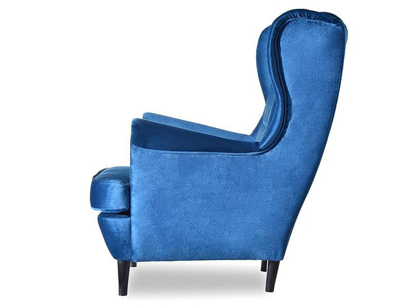 Malmo MALMO füles fotel, kék-fekete 12