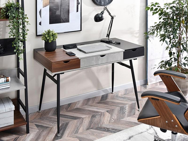 Íróasztalok és polcok BODEN íróasztal, patchwork 4
