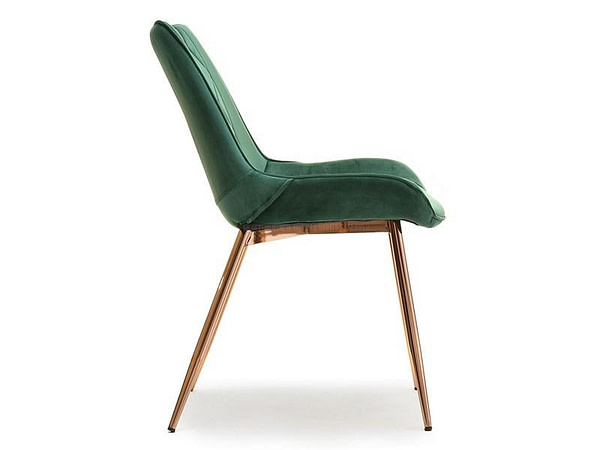 Adel ADEL szék, zöld plüss-arany 17