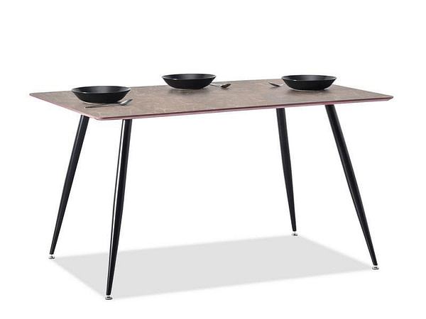 Design asztalok ONEKA barna márvány színű asztal