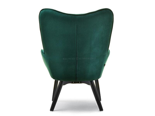 Nuria NURIA steppelt skandináv fotel zöld-fekete 16