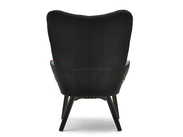 Nuria NURIA steppelt skandináv fotel patchwork 1-fekete 14