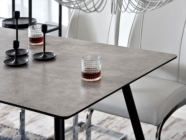 Design asztalok ONEKA beton színű étkezőasztal 8