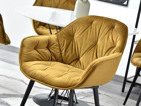 Saba SABA steppelt karosszék, arany velvet 7