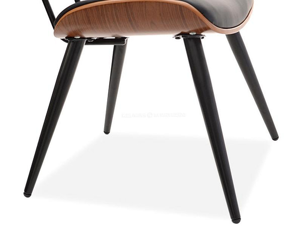 Hajlított székek GIZMO szék, dió-fekete 29