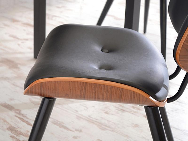 Hajlított székek GIZMO szék, dió-fekete 15
