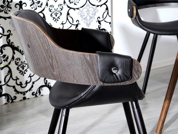Hajlított székek TWIG szék, antikolt tölgy-fekete 12
