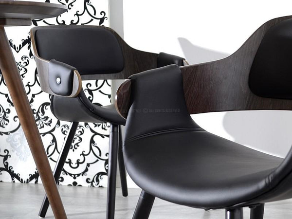 Hajlított székek TWIG szék, antikolt tölgy-fekete 14