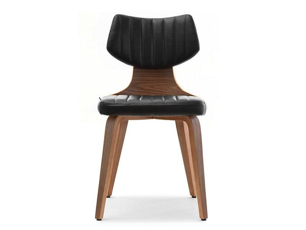 Hajlított székek IDRIS szék, dió-fekete 16