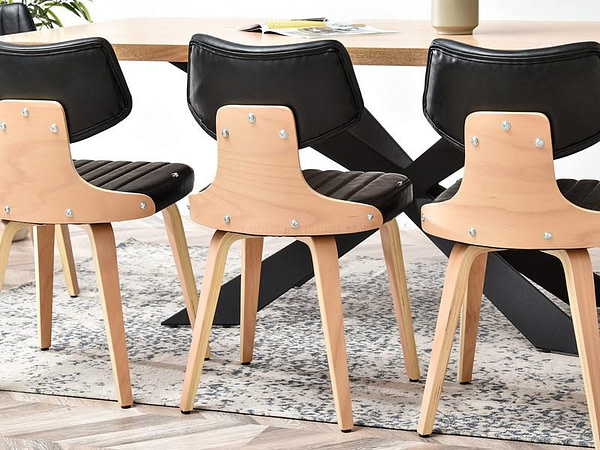 Hajlított székek IDRIS szék, bükk-fekete 5