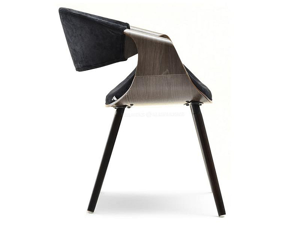 Hajlított székek BENT szék, antikolt tölgy-fekete szövet 9