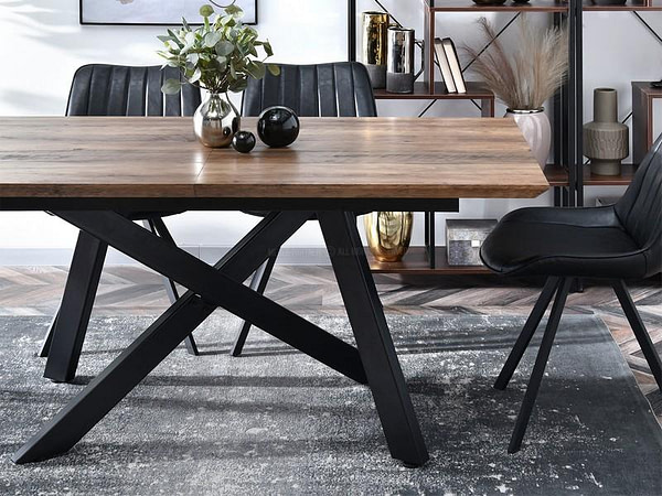 Design asztalok TIMOR étkezőasztal, vintage dió 6