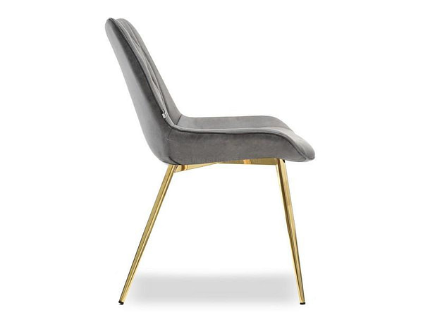 Adel ADEL szék, vintage szürke-arany 12
