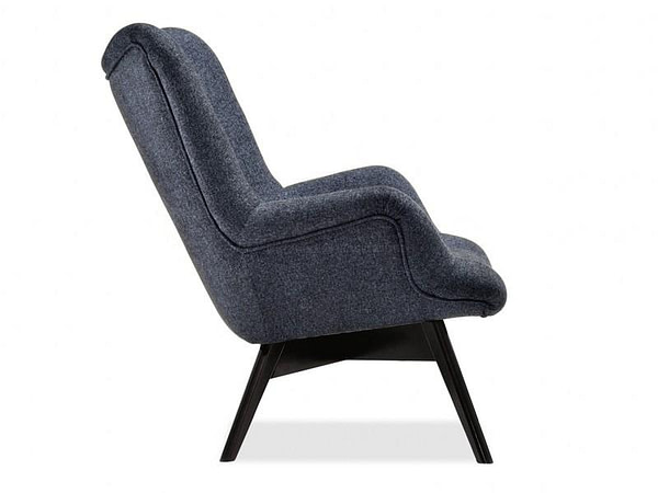 Lori LORI füles fotel, blue denim-fekete 13
