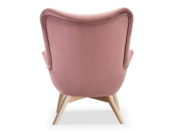 Lori LORI füles fotel, dusty pink-bükk 15