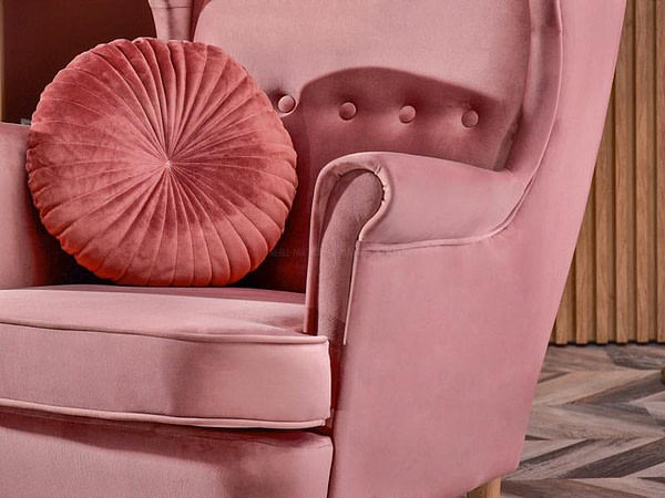 Malmo MALMO füles fotel, dusty pink-bükk 10