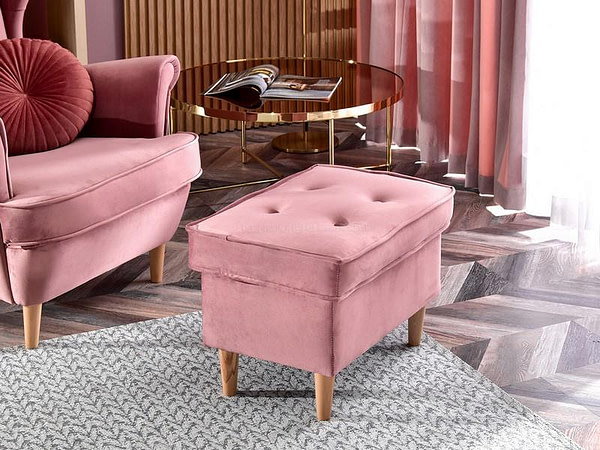 Malmo MALMO füles fotel, dusty pink-bükk 15