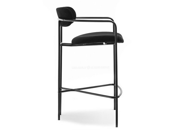 Fix bárszékek VIDAL bárszék, fekete velúr 11
