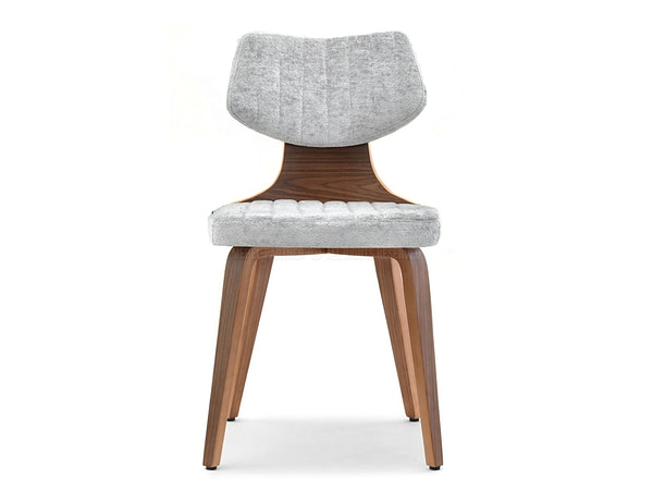 Hajlított székek IDRIS szék, dió-szürke 9