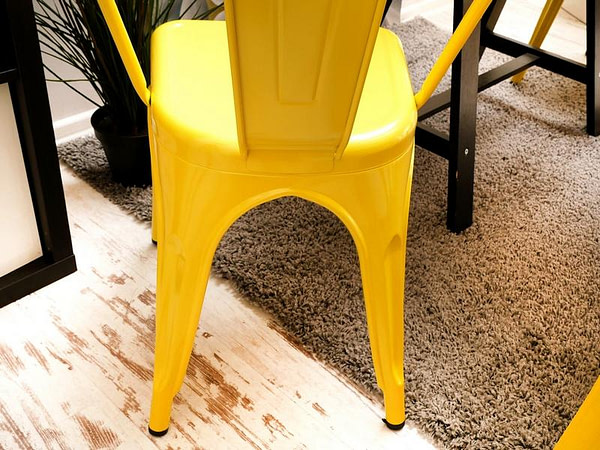 Fém székek ALFREDO 1 szék, sárga 11