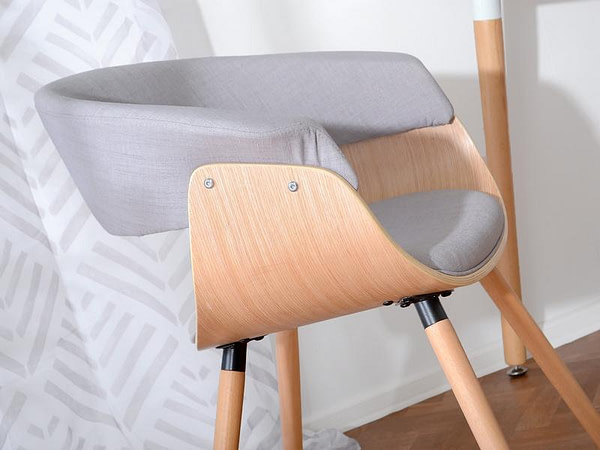 Hajlított székek ELINA szék, világos tölgy-szürke 8