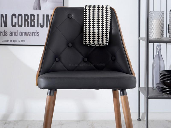 Hajlított székek MAGNUM szék, dió-fekete 11