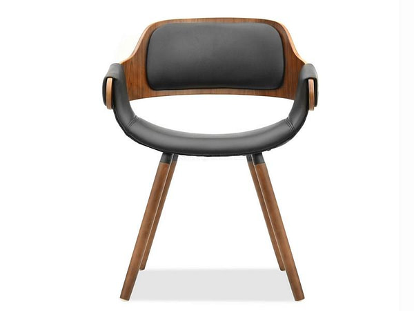 Hajlított székek TWIG szék, dió-fekete 16