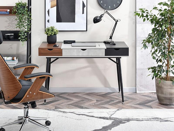 Íróasztalok és polcok BODEN íróasztal, patchwork 3