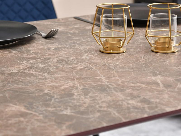 Design asztalok ONEKA barna márvány színű asztal 6