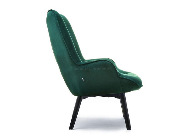 Nuria NURIA steppelt skandináv fotel zöld-fekete 15