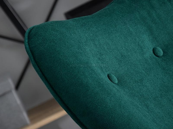 Nuria NURIA steppelt skandináv fotel zöld-fekete 8
