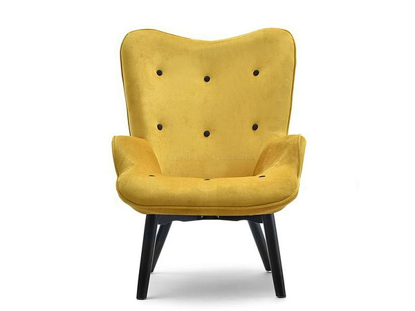 Nuria NURIA steppelt skandináv fotel sárga-fekete 12