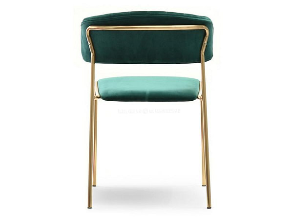 Nilda NILDA szék, zöld plüss-arany 15