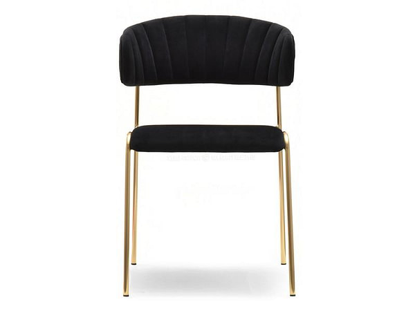 Nilda NILDA szék, fekete plüss-arany 13