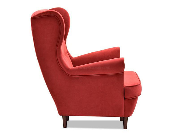 Malmo MALMO füles fotel, vörös áfonya-dió 14