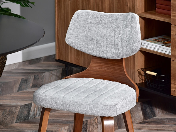 Hajlított székek IDRIS szék, dió-szürke 6