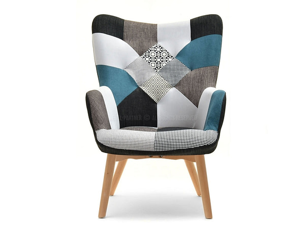 Nuria NURIA steppelt skandináv fotel patchwork 4-bükk 10