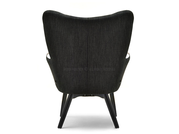 Nuria NURIA steppelt skandináv fotel patchwork 4-fekete 5