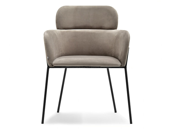 Zonder categorie BIAGIO design szék, beige plüss 7