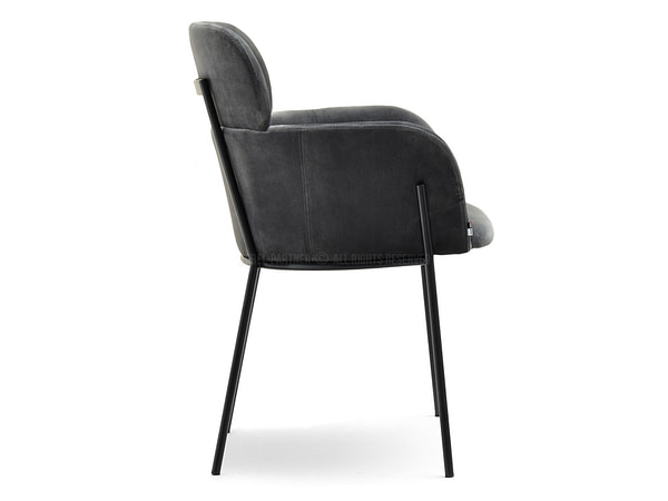 Zonder categorie BIAGIO design szék, grafit plüss 12