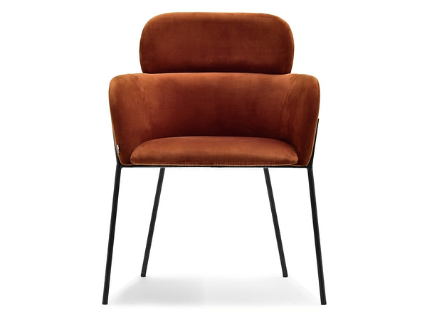 Zonder categorie BIAGIO design szék, vörösréz plüss 8
