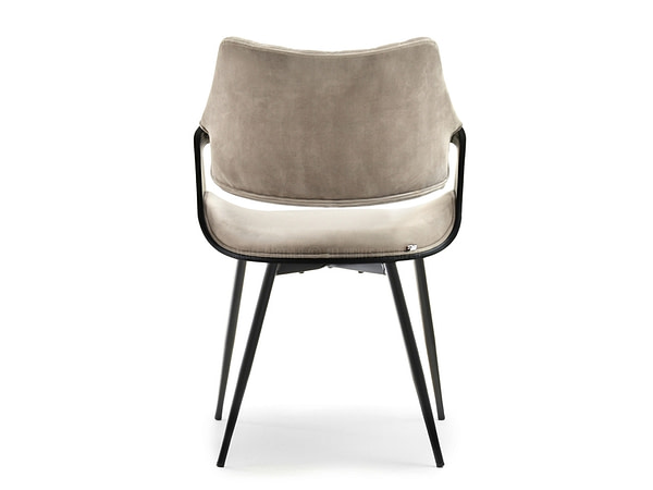 Hajlított székek RENZO design étkezőszék, beige – fekete 12