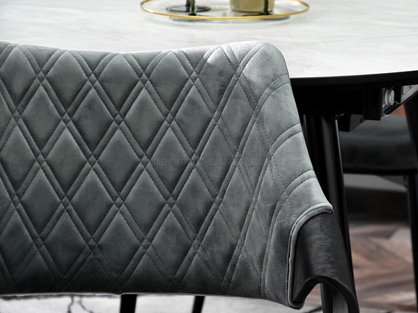 Hajlított székek RENZO design étkezőszék, szürke – fekete 7