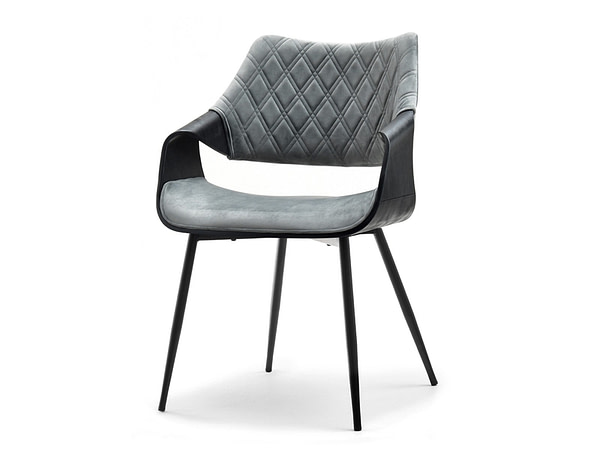 Hajlított székek RENZO design étkezőszék, szürke – fekete