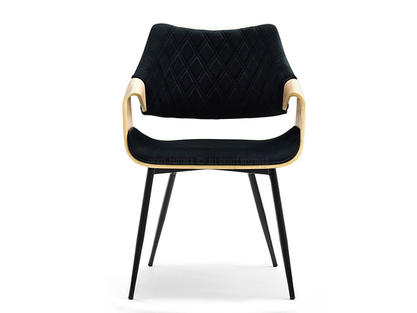 Hajlított székek RENZO design étkezőszék, fekete – tölgy 13