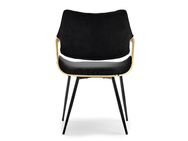 Hajlított székek RENZO design étkezőszék, fekete – tölgy 9