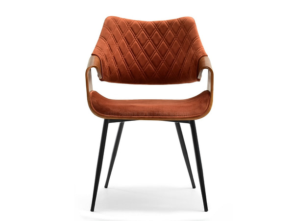Hajlított székek RENZO design étkezőszék, vörösréz – dió 6