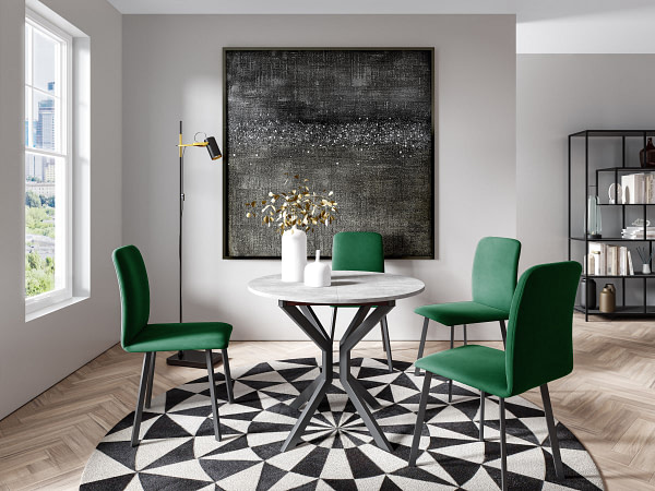 Akciós ajánlatok 🔥 Fox kör alakú étkezőasztal, választható színek 3